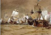 unknow artist Seascape, boats, ships and warships. 69 oil painting reproduction